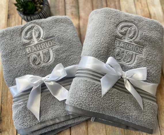 Monogrammed Towels